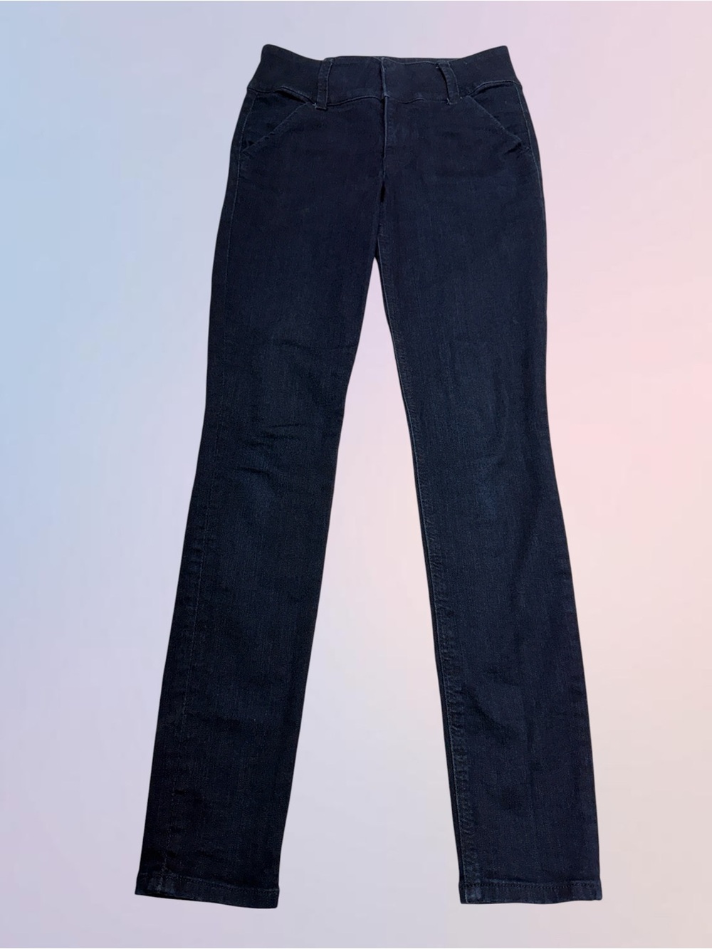 EXPRESS Women’s 4 HIGH RISE LEGGING Blue Jeans